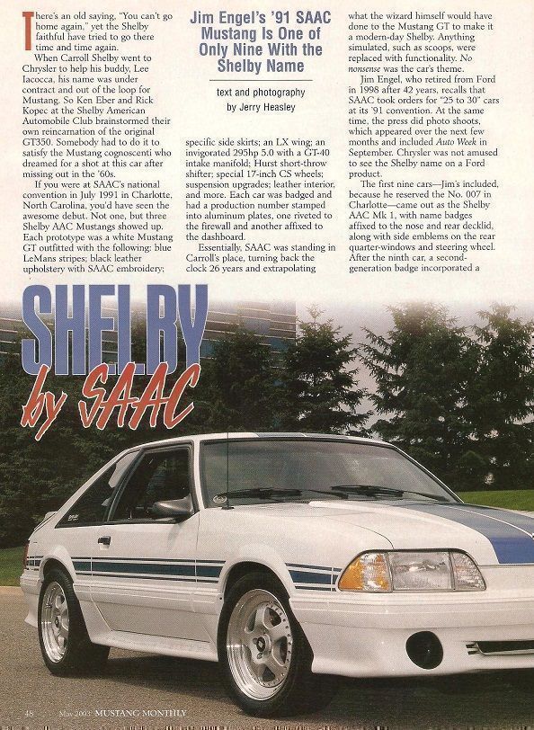 Mustang Monthly May 2003 — SAAC MK I #007